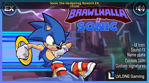 Sonic the Hedgehog Rework EX Mod for Brawlhalla | BHalla Mods