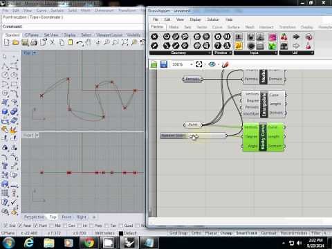 Grasshopper Tutorial: simple curves