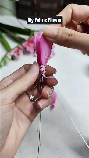 How to Make Realistic Pink Freesia from Fabric|Find Out Easy DIY Flower Tutorial #diy #FabricFreesia