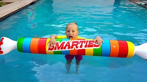 37K views · 556 reactions | Children Pretend Play with Giant Inflatable Toys & swimming in the pool Source >>> Ya - Alisa Watch more: https://bit.ly/2DD3Gml #Funny #Kid #Toy | SKY Baby Care | Facebook