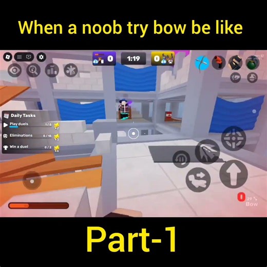 when a noob try bow be like #roblox