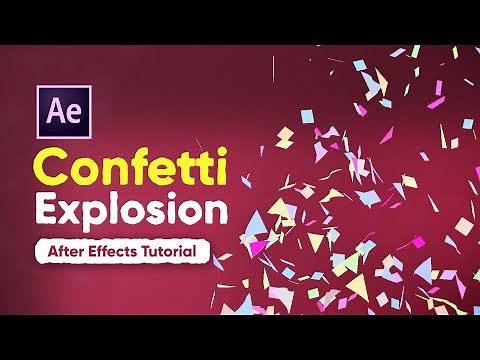 Confetti Explosion - After Effects Tutorial (EASY METHOD)