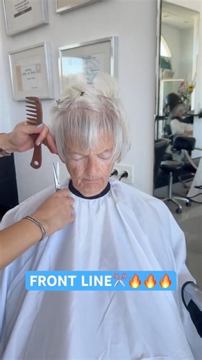 FRONT LINE PIXIE BOB HAIRCUT! ✂️🔥🔥🔥 #haircut #haircutting #pixiebob #haircuts