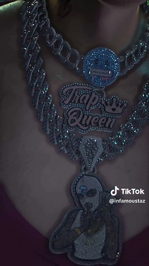 Custom chain for fivem Trap Queen 🤑 Discord.gg/infamoustaz for customs