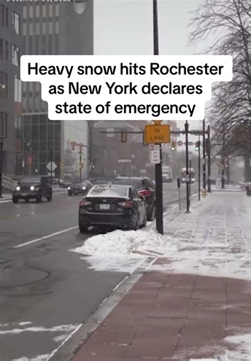 Winter Storm Hits Rochester, New York