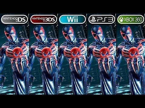 Spider Man Edge of Time | DS vs 3DS vs Wii vs PS3 vs Xbox 360 | Graphics Comparison