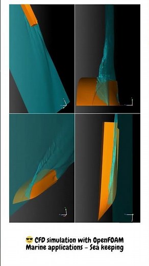 Sea keeping application - OpenFOAM simulation