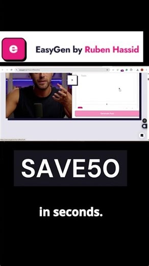 EASYGEN IO Promo Code: SAVE25 | EasyGen | AI to Write LinkedIn Posts