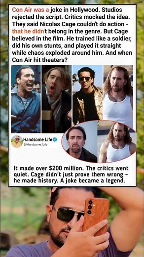 Con Air was a joke in Hollywood. Studios rejected the script