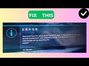 How to Fix “Error code: Beaver” Destiny 2