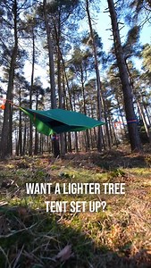 One simple swap to cut weight from your tree tent 🌲 Web locks are a great alternative to ratchets if you're looking to lighten the load of your pack weight. We have 3 sizes to cover all our different tent models. They require a little more precision with your strap lengths, so start with one swap, work your way up to two, and in the case of an UNA - you can even try two knots a web lock! #campinghack #lightweightcamping #backpackinggear #hammocktent #tipsandtricks | Tentsile