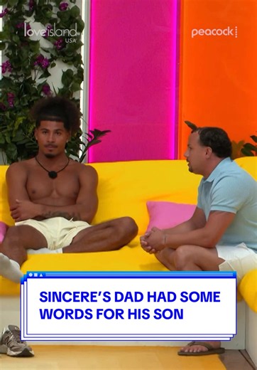 Sincere's dad keeps it brutally honest 🔥 #LoveIslandUSA | sean love island usa