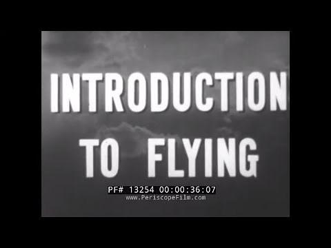 WWII FLYING CADET INSTRUCTIONAL MOVIE "INTRODUCTION TO FLYING" STEARMAN BIPLANE 13254
