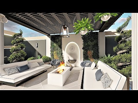 تصميم لاند سكيب "حديقة فيلا "| "Landscape design " Villa Garden