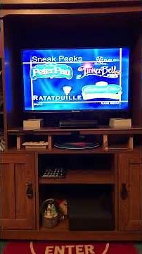 Sneak Peeks Menu from Disney DVDs from the early 2007