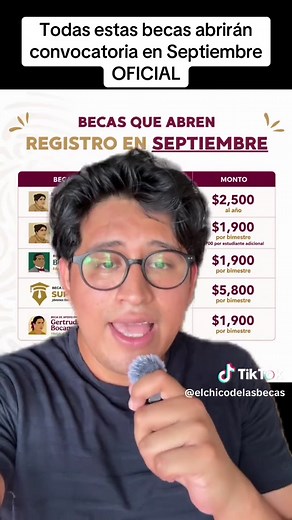 Becas 2026: cuáles abrirán convocatoria en septiembre (OFICIAL)