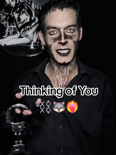 Thinking of You ⛓️🐺❤️‍🔥 #goth #werewolf #fyp #foryou #mdni #darkromance #darklove #booktok #kink #entertainment #lipsync #cosplay #occosplay #wolf #vamptok #vampire #drama #theatre #actor #acting