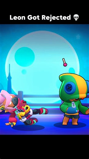 Leon's Kiss Backfired 💀 #brawlstars
