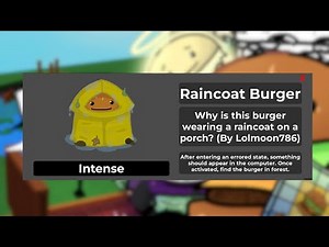 HOW to get RAINCOAT BURGER! - Roblox - Find The Burgers!