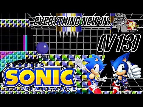 Everything New In Classic Sonic Simulator (v13)