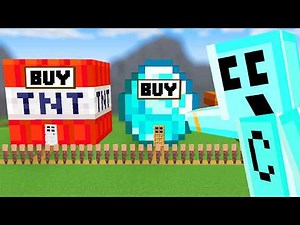 Minecraft but Everything is a Shop
