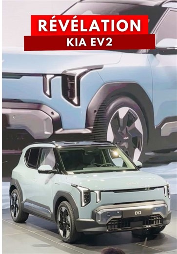 Présenté comme le SUV le plus compact de la gamme électrique du constructeur coréen, l’EV2 vise à séduire un public large, des citadins aux petites familles. Avec son design moderne et ses dimensions réduites, ce nouveau venu pourrait bien marquer un tournant dans l’offre électrique de Kia. Une vidéo de présentation du modèle sera à retrouver très prochainement sur notre chaîne YouTube ! #kia #autoplus #nouveauté