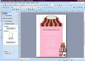 Como criar um convite no Microsoft Publisher?
