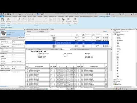 Revit 2021.1: Improved panel schedule properties