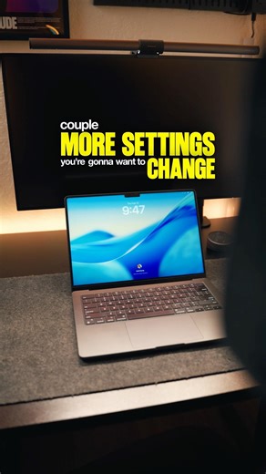 More Mac Settings To Change ⚙️ #tech
