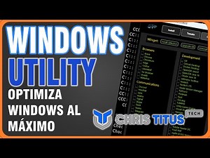 Optimizar 🪟Windows 10 y 11 al máximo - Windows Utility de CTT. Excelente herramienta para Windows 🖥️