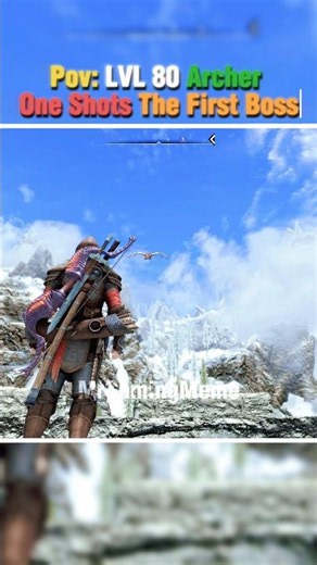 POV: archery is overpowered in Skyrim