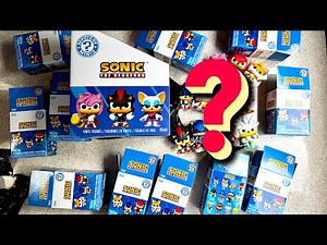 Sonic Funko Pop Mystery Minis Blind Box Store Display Unboxing 12 Figures - SEGA Blind Bag