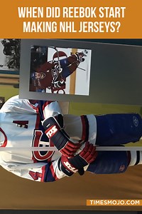 When did Reebok start making NHL jerseys? - TimesMojo