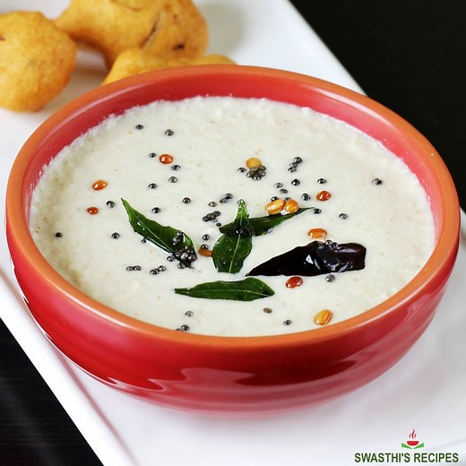 Coconut Chutney Recipe - Swasthi's Recipes
