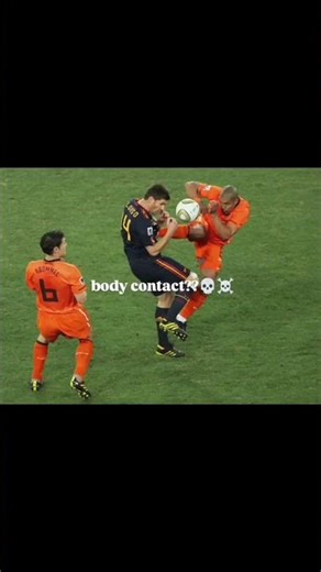 ```just body contact they said...💀⚽#fy #body #viral #tackle #injury