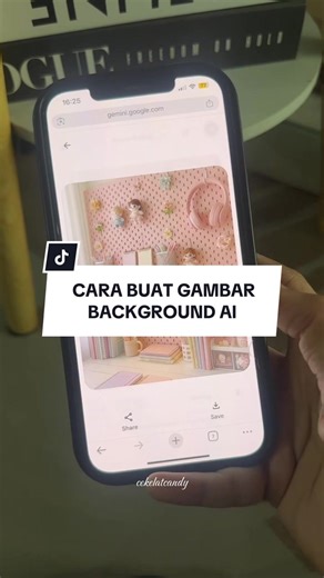 cara buat gambar background 🌸 #ai #aiart #aigenerated #aivideo #fyp