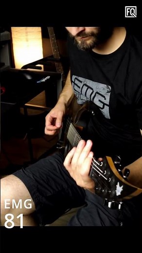 EMG Pickups Comparison - JR, 81, 85, 57, JH, BB (metal) #guitar #emgpickups