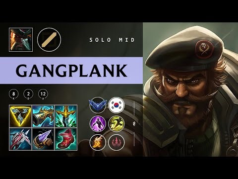 Gangplank Mid vs Galio - KR Diamond Patch 25.23