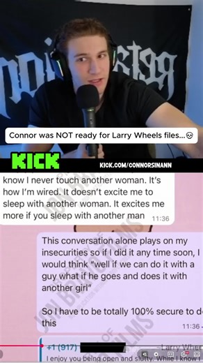 Connor's Confused Reaction to Larry Wheels Files