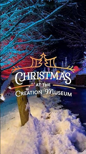 Christmas Lights Glow at the Creation Museum