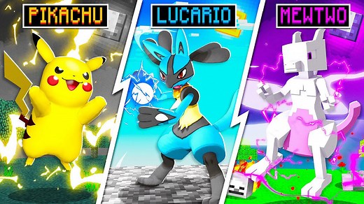 Evolving Pokemon To Legendary Pokemon In Minecraft!