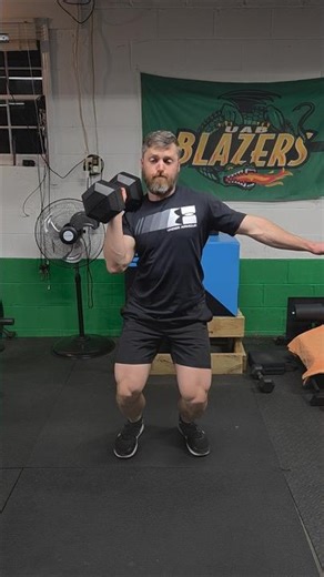 One Arm DB Clean & Press