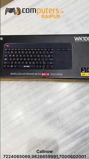 Ant Esports WK100 Wireless Grey Keyboard with Touch Pad...#viral #trending #antesports #gaming