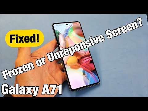 Galaxy A71: Screen is Frozen, Unresponsive or Can't Restart? FIXED!