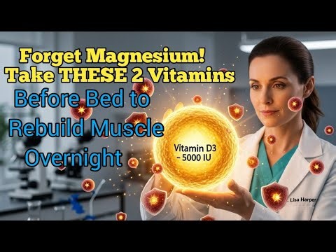 Forget Magnesium! Take THESE 2 Vitamins Before Bed to Rebuild Muscle Overnight