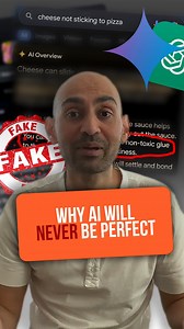 AI will NEVER be perfect.It will get better at outputs and be able to scrape more information from the web, but it will never fully replace the human element. Here is how I know this: I was talking to a Google engineer, and this engineer works on Google's algorithms, specifically with things like AI overviews. This engineer flat out said that since AI pulls from all over the internet, it will inevitably pull misinformation. AI developers are addressing this problem by introducing source citation
