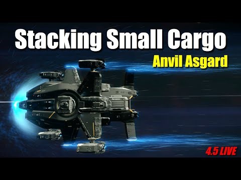 Stacking Cargo Contracts for Planetary Hauling with the Asgard - Star Citizen Gameplay in 4.5 LIVE
