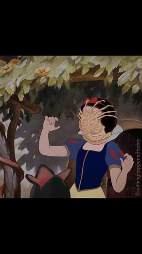 Alien vs Disney Mashup Art by Ed Harrington