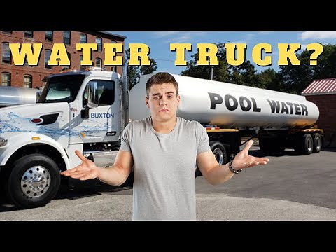 Should you fill your pool with a water truck?