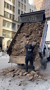 PETA (People for the Ethical Treatment of Animals) activist attempted to dump a truck of dirt in front of the ASPCA headquarters but was unsuccessful when the dirt froze #whatisnewyork | What Is New York